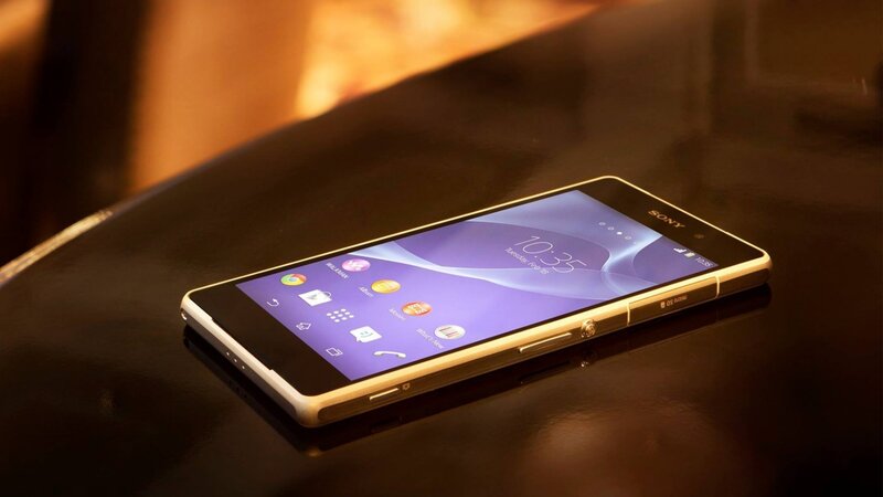 Gold Sony Smartphone