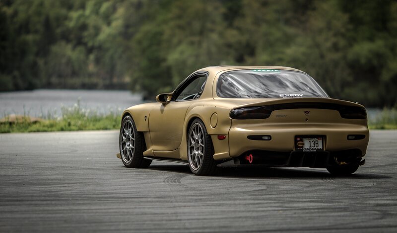 Gold Sports Car — Calm, Afternoon, Photograph