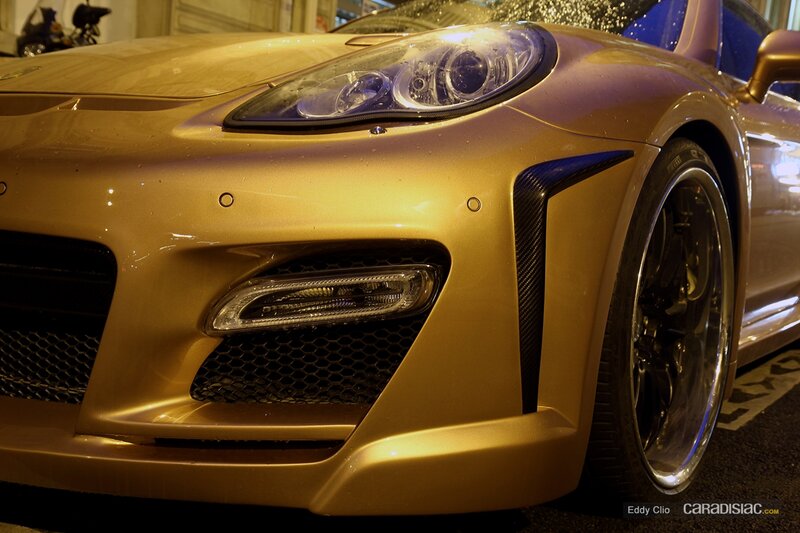 Gold Sports Car Front