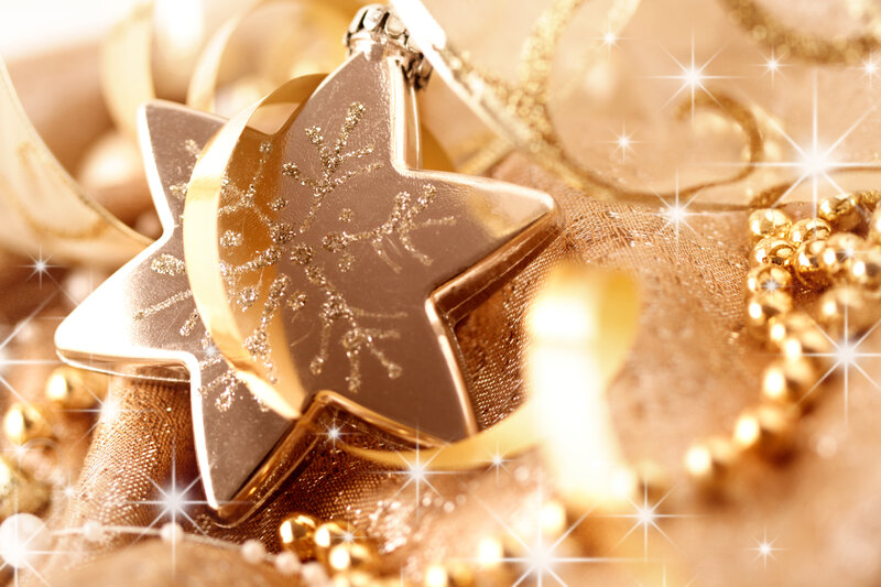 Gold Star Ornament