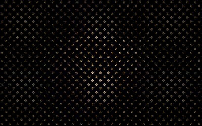 gold star pattern on black