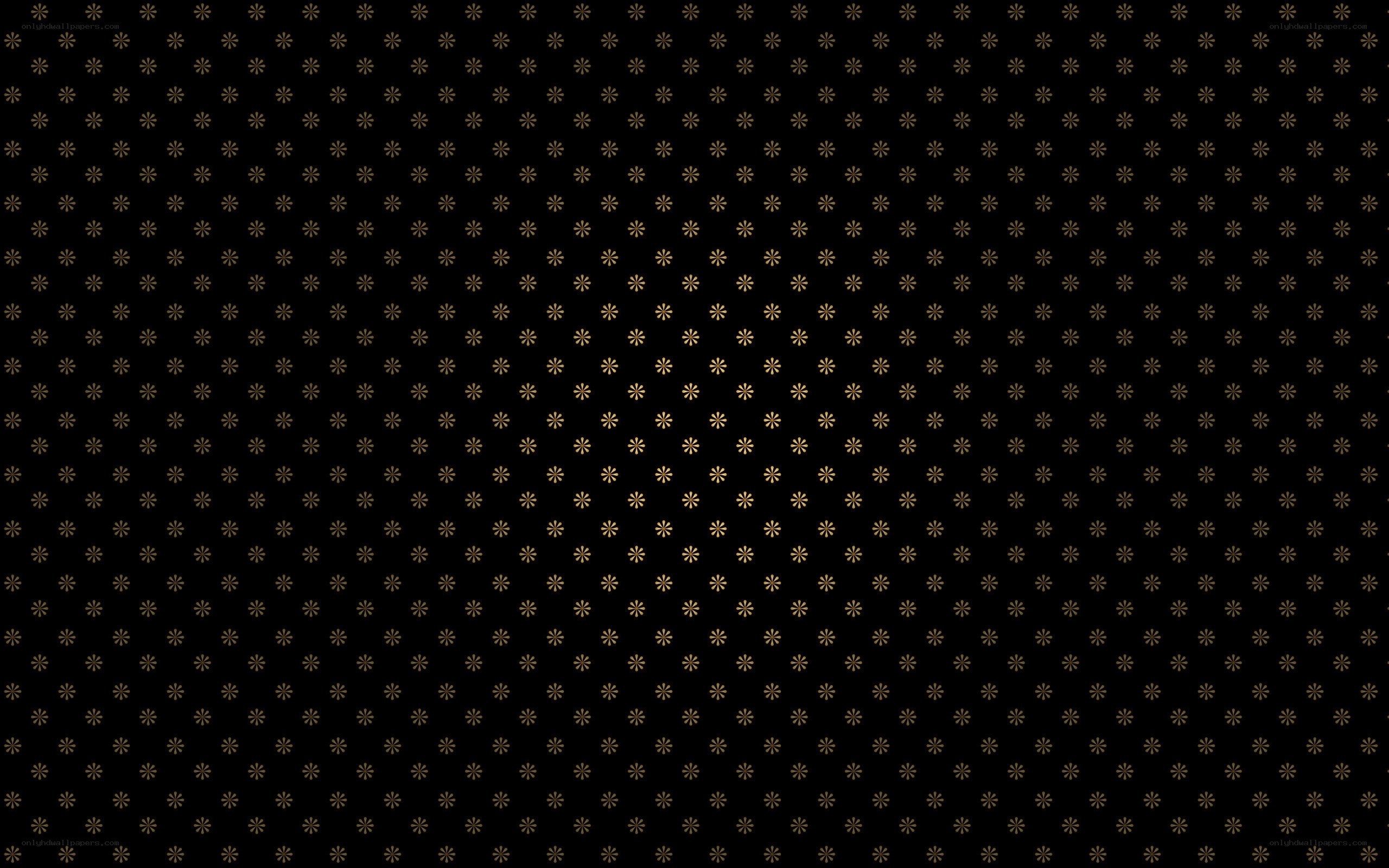 gold star pattern on black