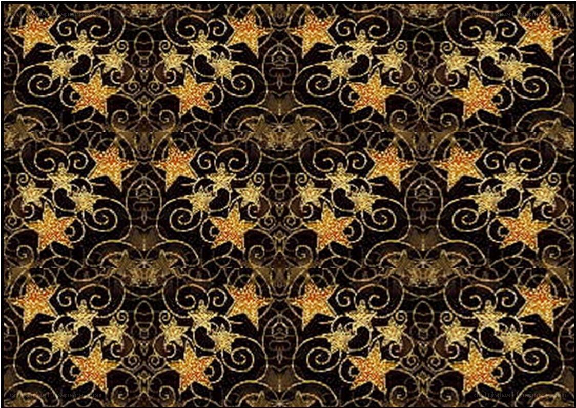 gold stars on black pattern