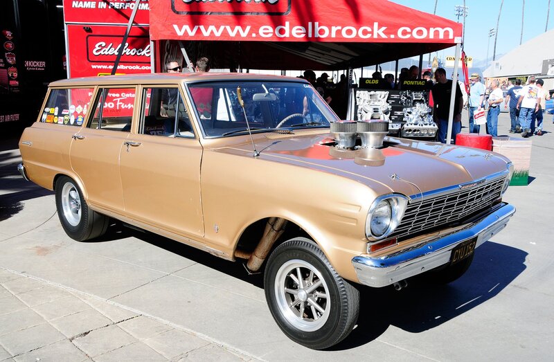 Gold Station Wagon — Outdoor, Afternoon