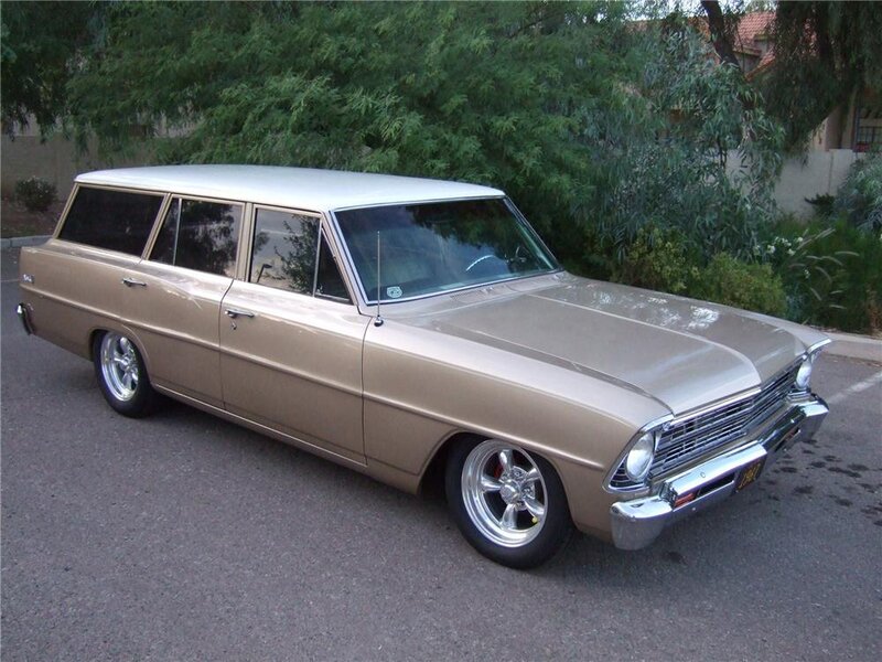 Gold Station Wagon