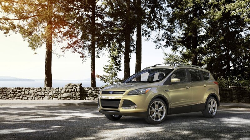 Gold Suv on Road — Serene