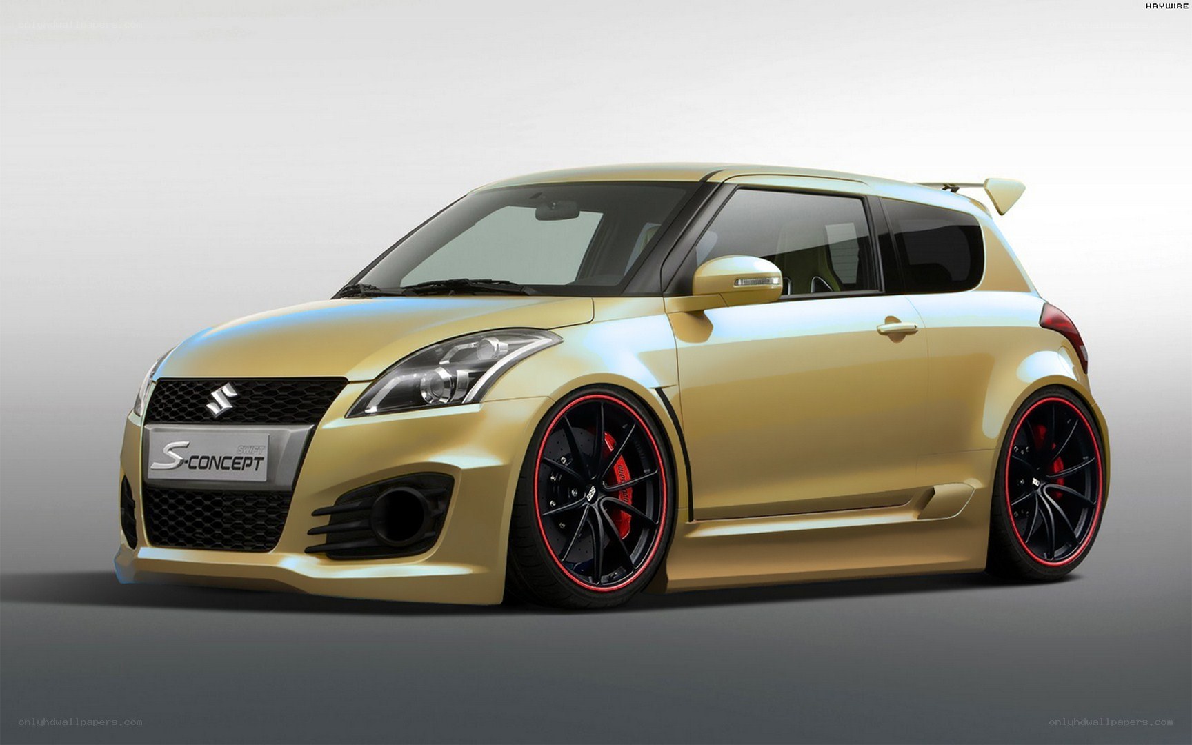 Gold Suzuki Swift S-Concept