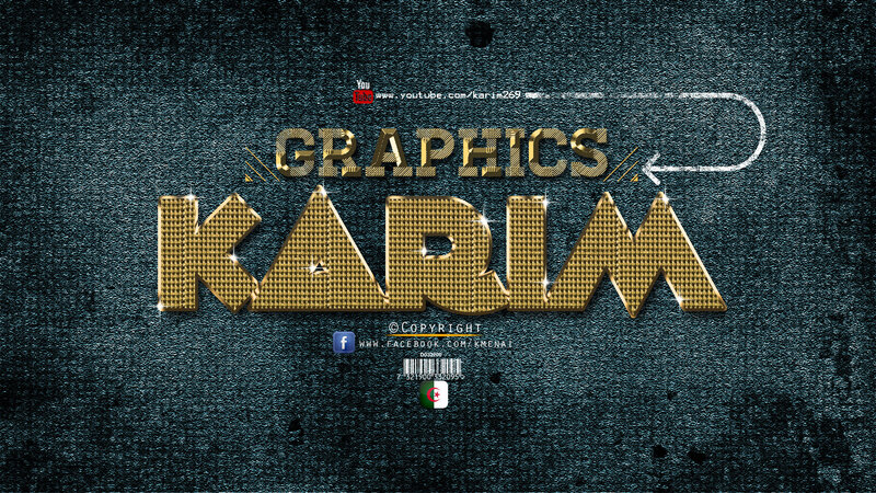 Gold Text on Dark Background