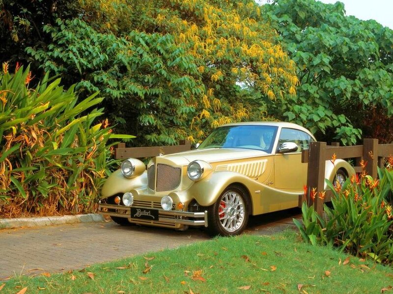 Gold Vintage Car