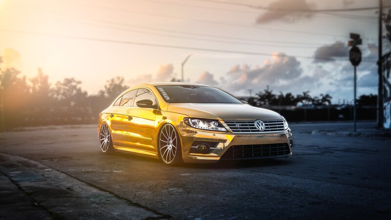 Gold Volkswagen CC