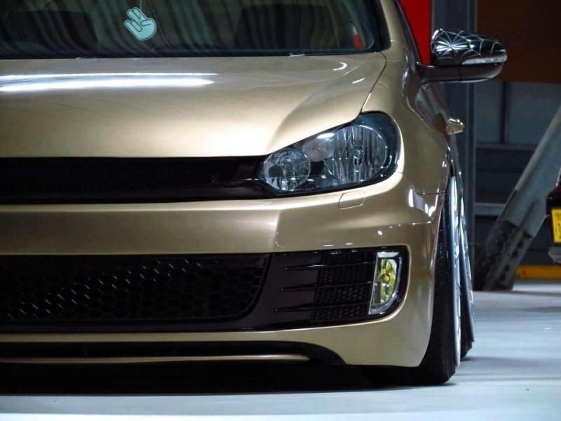 Gold Volkswagen Golf