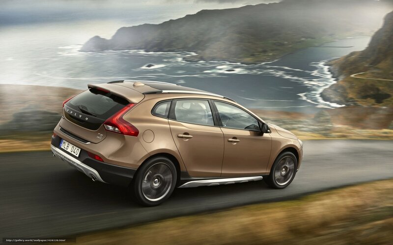 Gold Volvo Car
