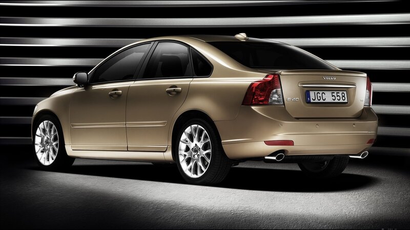 Gold Volvo S40 Sedan — Dramatic, Photograph, Car, License Plate