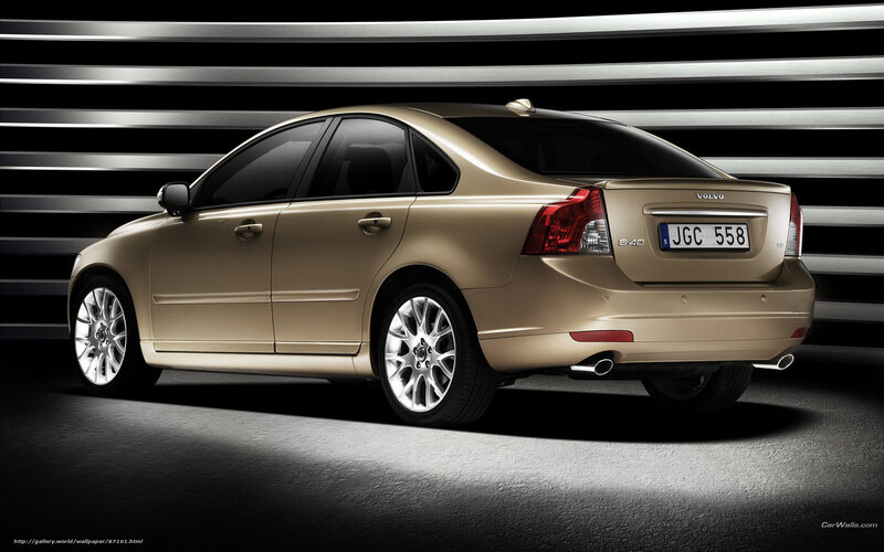 Gold Volvo S40 Sedan — Dramatic, Photograph, Car