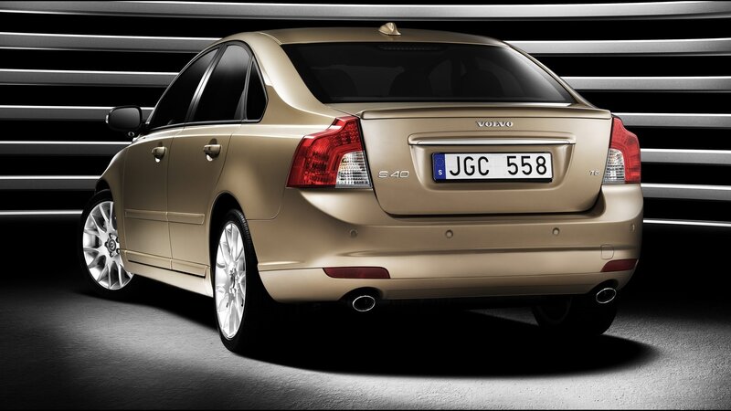 Gold Volvo S40 Sedan — Dramatic