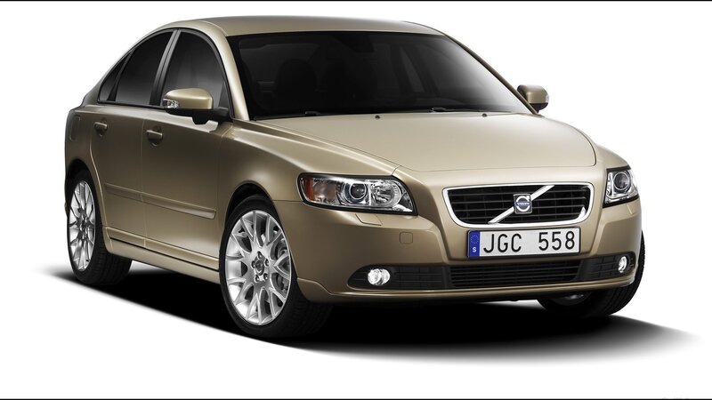 gold volvo sedan