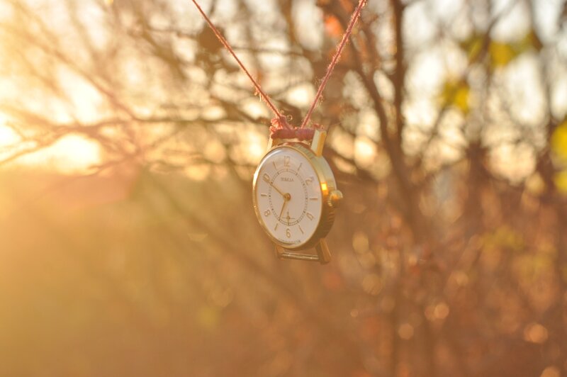 Gold Watch Hanging