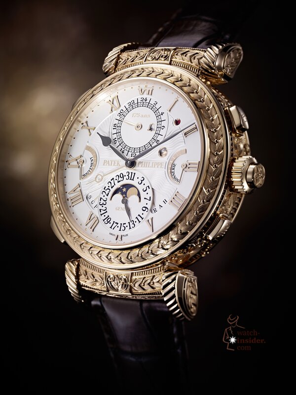 Gold Watch with Leather Strap