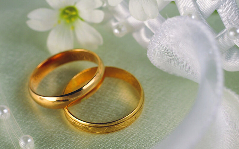 Gold Wedding Rings — Serene