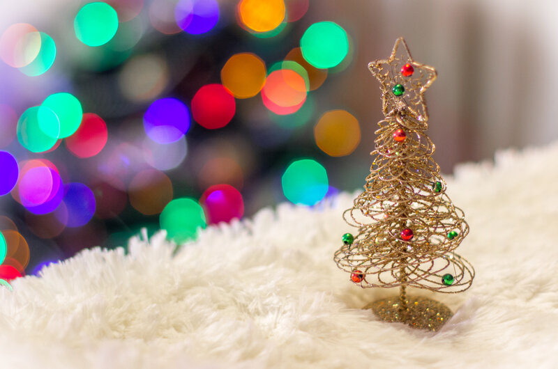 Gold Wire Christmas Tree