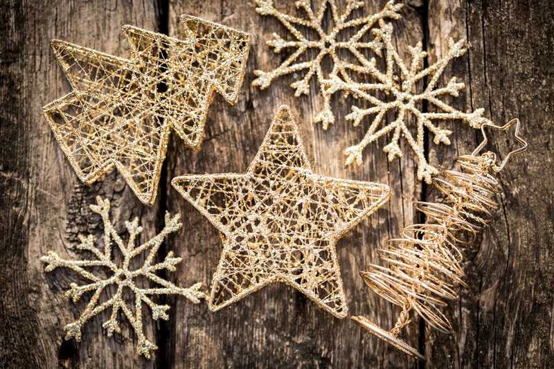 Gold Wire Ornaments
