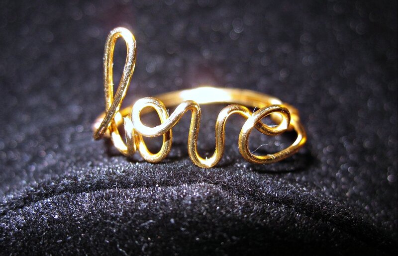 Gold Wire Ring