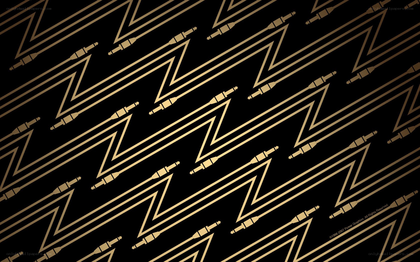 gold zigzag pattern