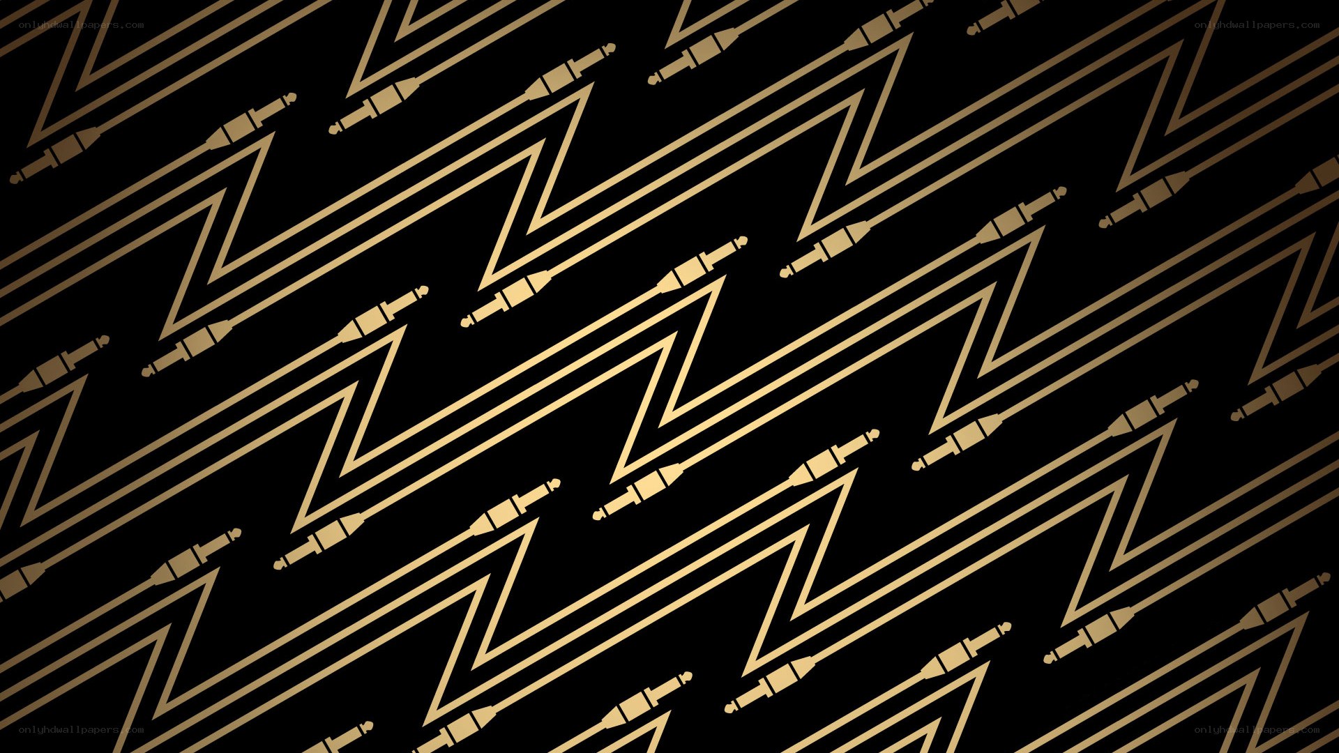 gold zigzag pattern