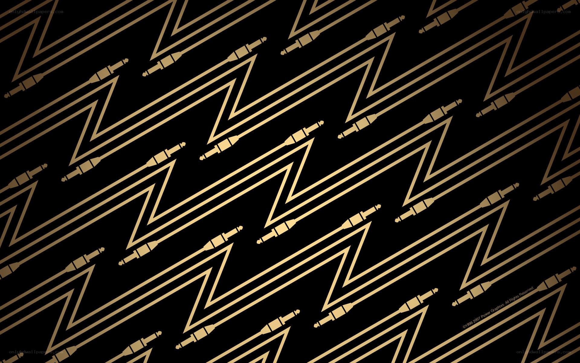 gold zigzag pattern