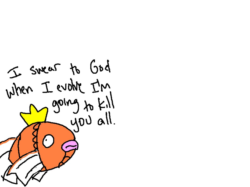 Goldeen threat drawing
