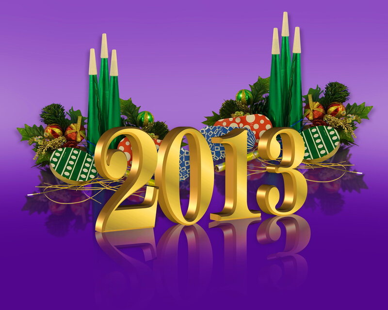 Golden 2013 Numbers — Purple