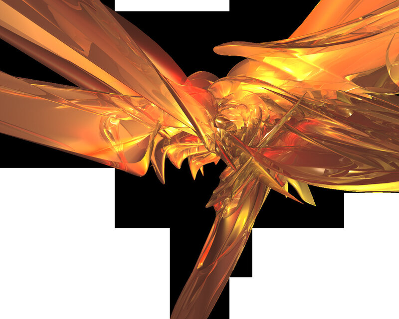 Golden Abstract Creature