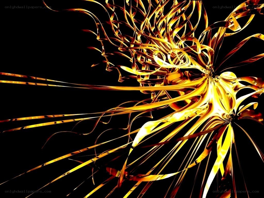 golden abstract energy burst