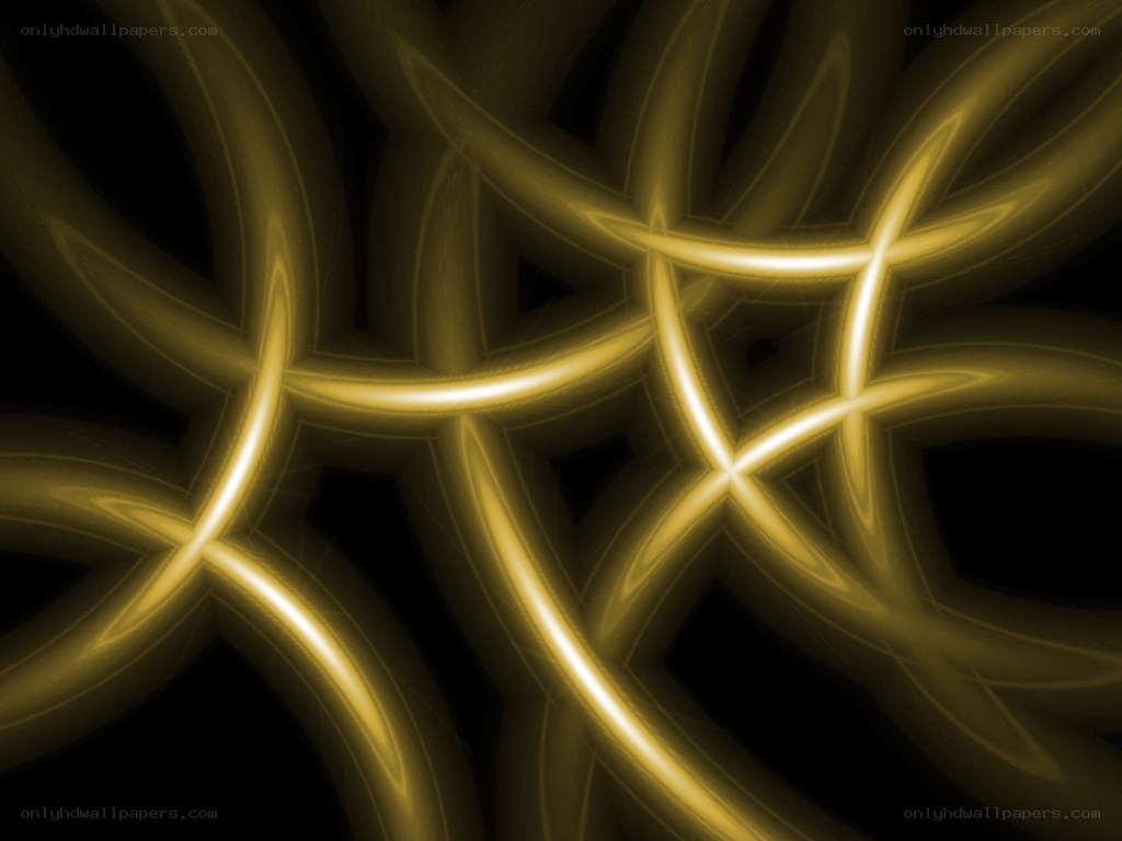 golden abstract light patterns