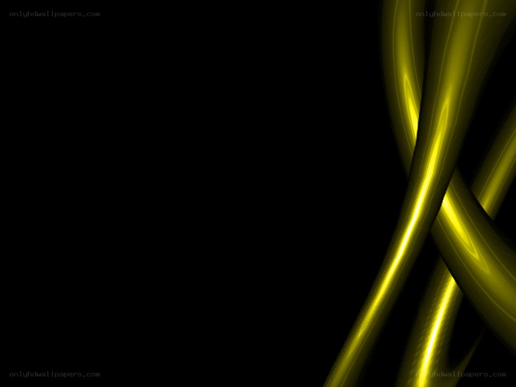 golden abstract lines on black