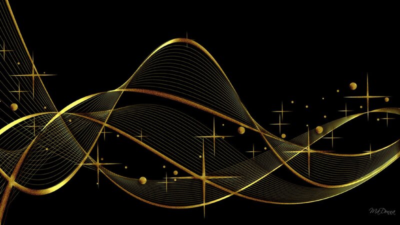Golden Abstract Lines