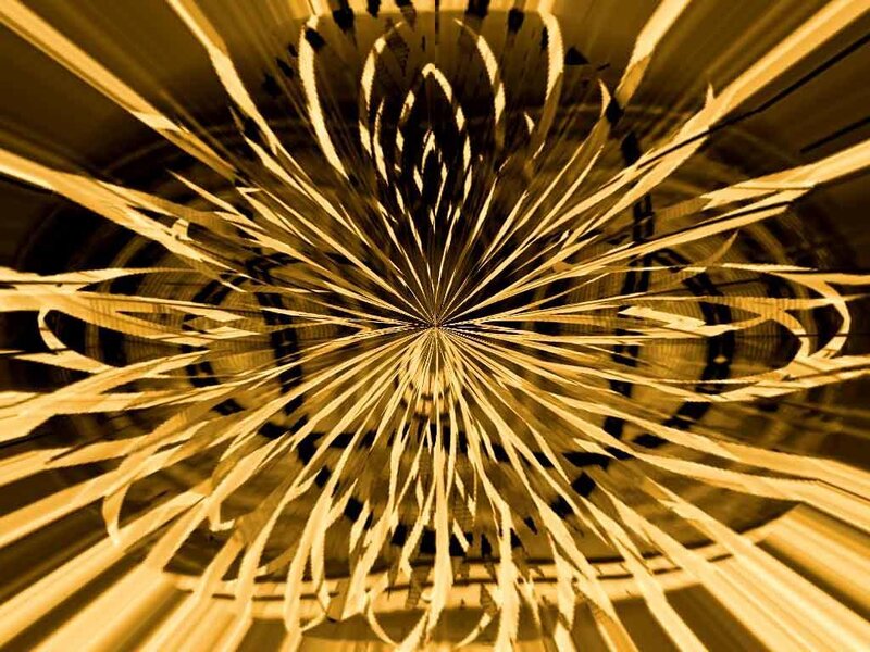 Golden Abstract Pattern — Gold