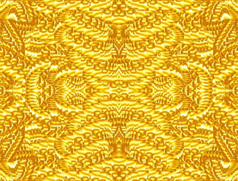 Golden Abstract Pattern