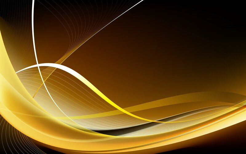 Golden abstract wave design