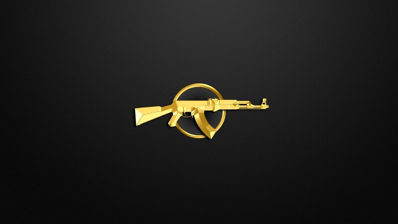 Golden Ak-47 Rifle