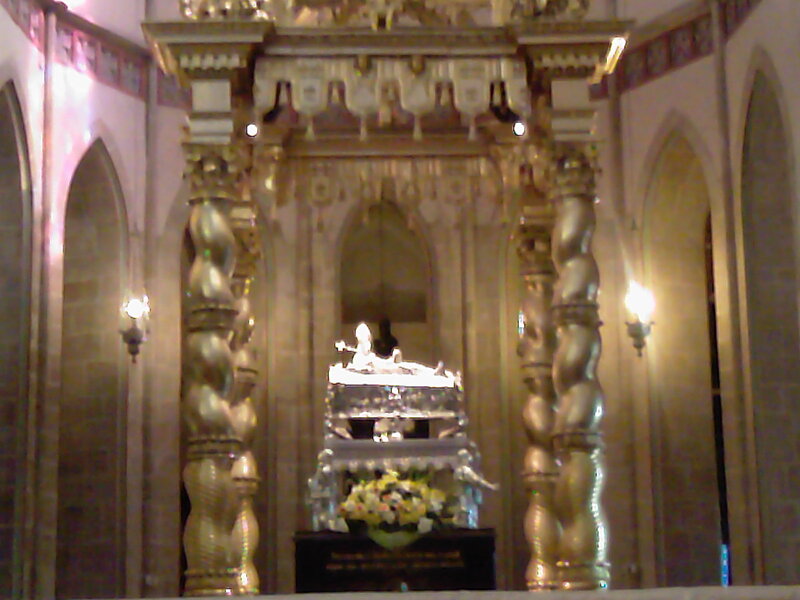 Golden Altar with Statue