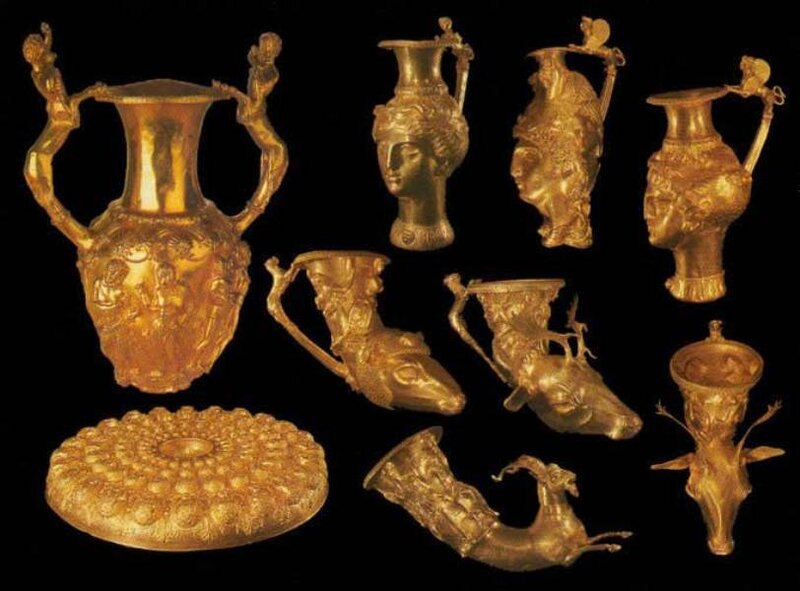 Golden Ancient Artifacts