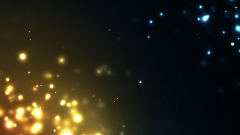 Golden and Blue Lights