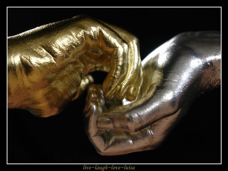 Golden and Silver Hands