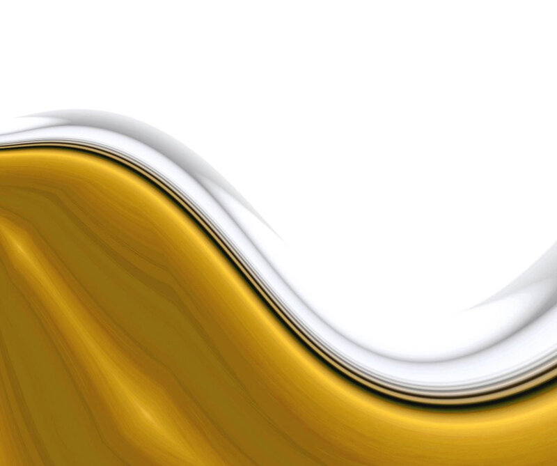 Golden and White Wave