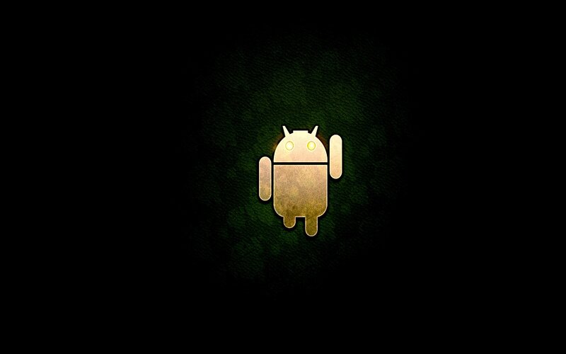 Golden Android Robot