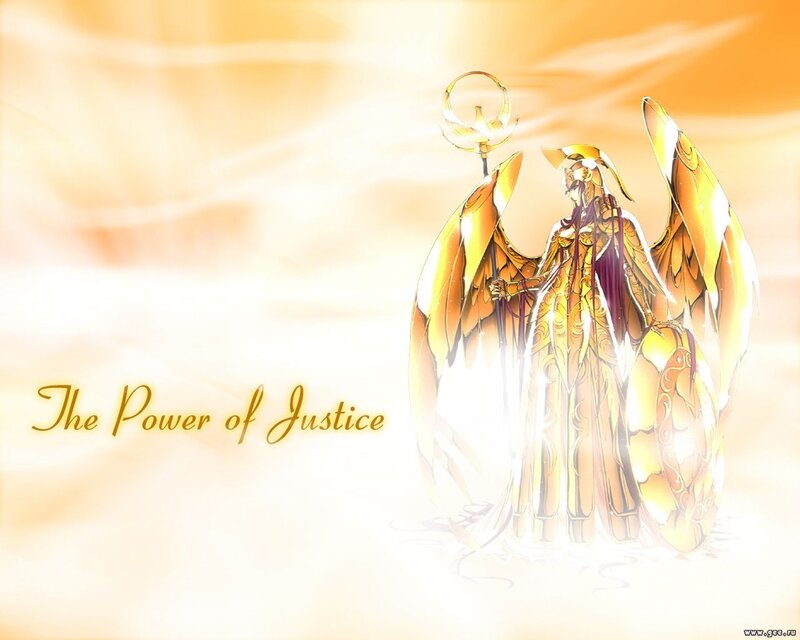 Golden angel of justice