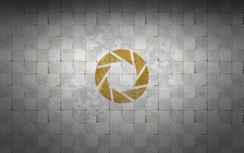 Golden Aperture Logo — Gray