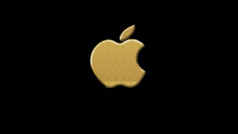 Golden Apple Logo — Gold