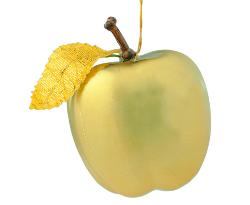 Golden Apple Ornament